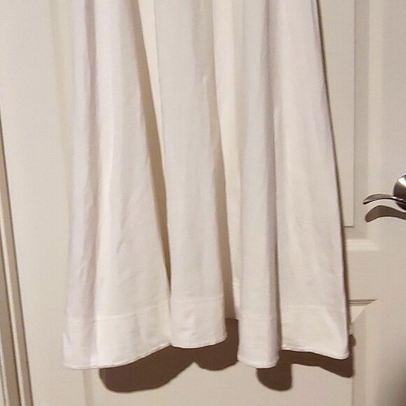 Free People Beach Midi Boho Minimalist Soft Girl Coastal Grandma Holiday Dress M - Picture 6 of 11